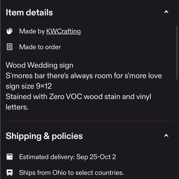 Rustic S'mores Bar Sign - Picture 2 of 5